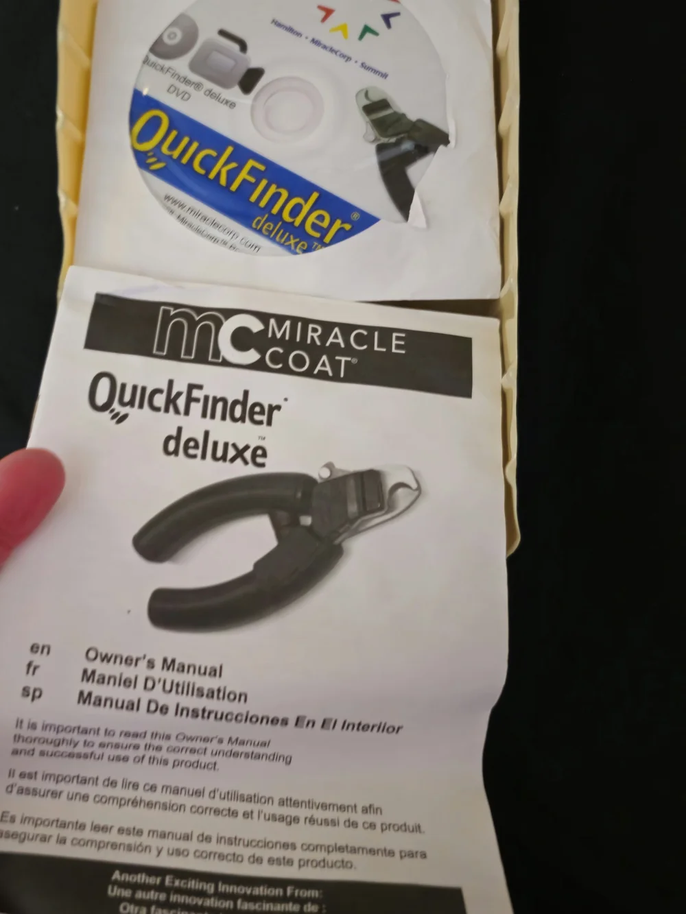QuickFinder Deluxe Safety Nail Clipper *40 Free Batteries